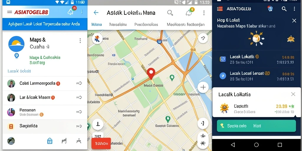 Antarmuka ASIATOGEL88 yang memudahkan pelacakan lokasi secara real-time.