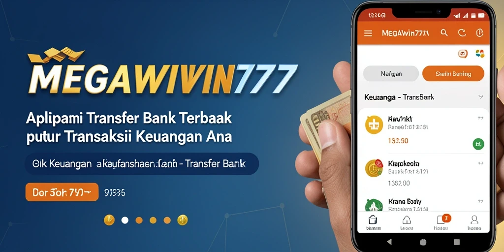 Antarmuka MEGAWIN777 yang intuitif untuk transfer bank.