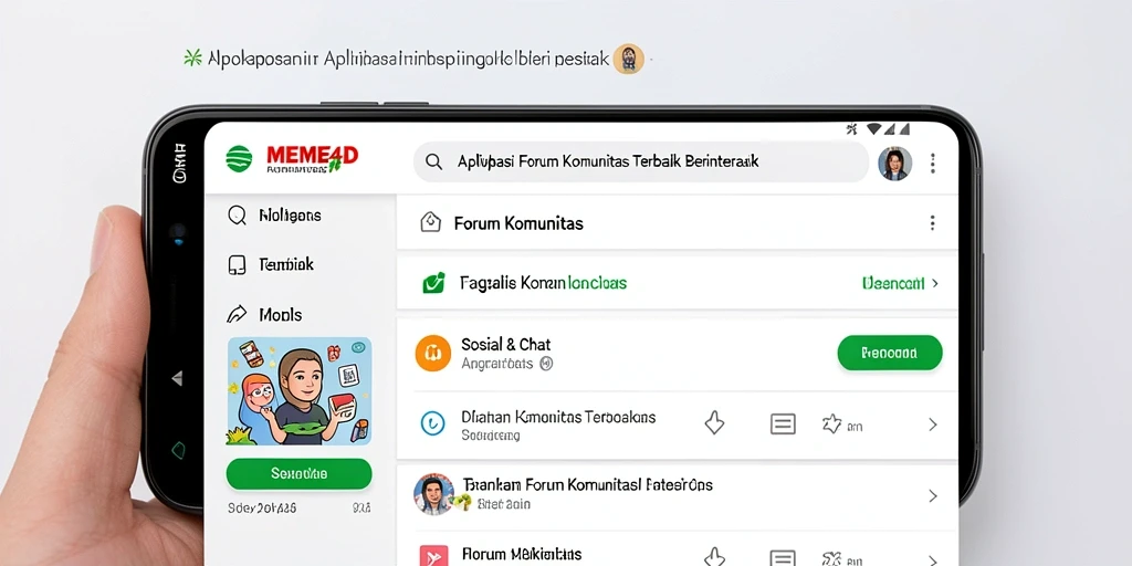 Antarmuka pengguna MEME4D yang interaktif dan fungsional.