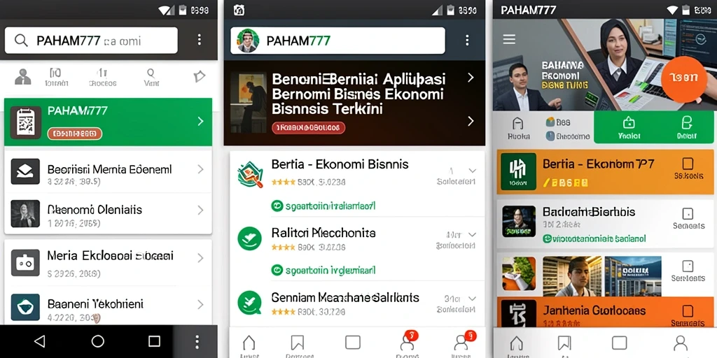 Antarmuka PAHAM777 yang informatif dan menarik untuk berita ekonomi.